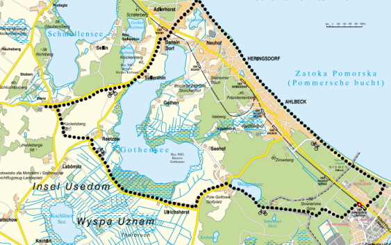 Wyprawa rowerowa dookoła jeziora Gothensee–benz