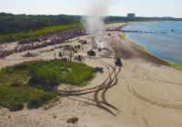 FILM | Inscenizacja lądowania aliantów na świnoujskiej plaży z okazji  VI Dni Twierdzy na Wyspach 2016
