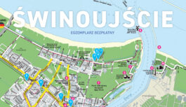 Turystyczna mapa Świnoujścia Turystyczna mapa Świnoujścia